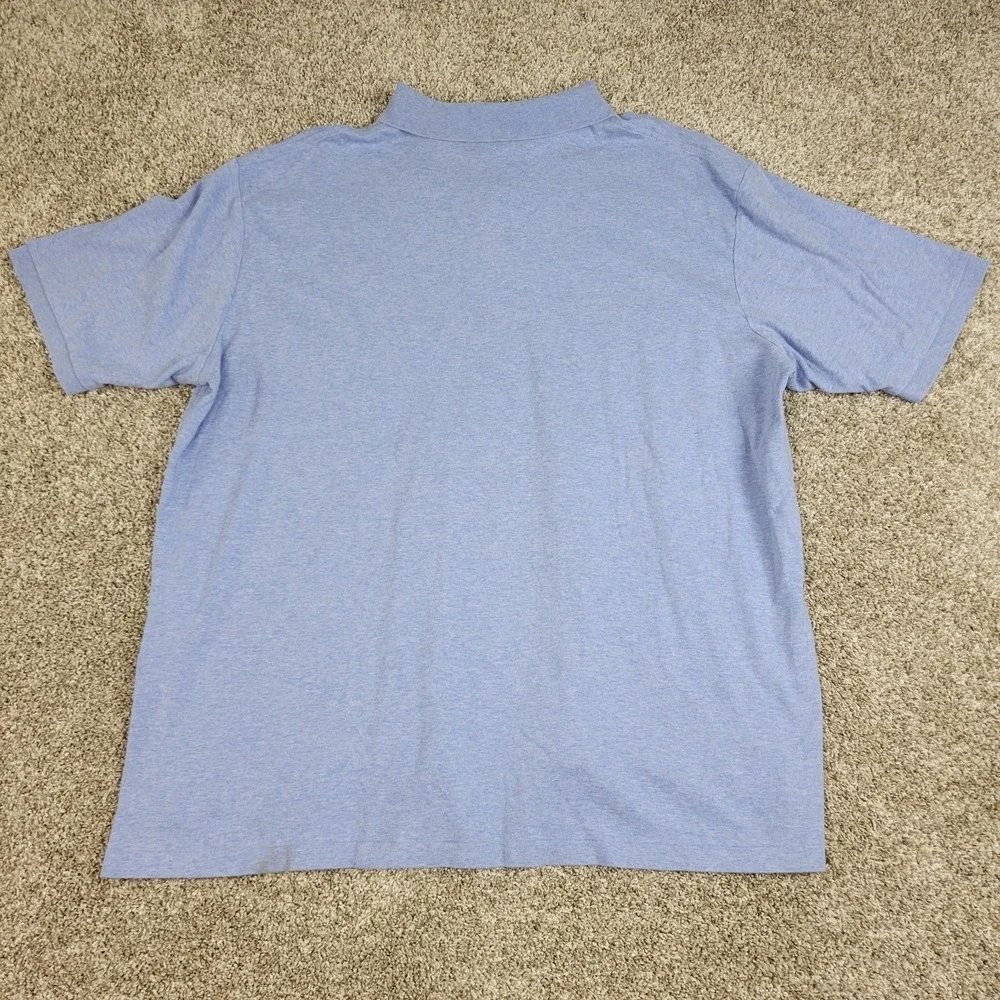 Polo Ralph Lauren Pima Soft Touch Mens 3XLT Light Blue Flesh Pony Stretch Knit
